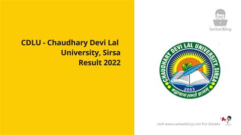 cdlu result reappear 2022|Chaudhary Devi Lal University.